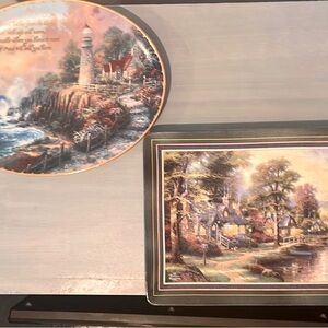 Thomas Kinkade Plates.